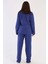 Pamuklu Kadın Büyük Beden Uzun Kol Pijama Takım 4