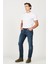 Texas Slim Fit Dar Kesim Normal Bel Mavi Esnek Jean Kot Pantolon 4