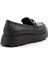 Siyah Kadın Loafer Ayakkabı K01404083009 4
