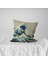 The Great Wave Of Kanagawa Çift Taraflı Kırlent Kılıfı 2 Adet 3