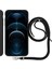 Apple iPhone 15 Pro Max 6.7'' Ip Askılı Silikon Kılıf Siyah 1