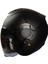 Motosiklet Yarım Kask Double Güneş Vizörlü Ece Sertifikalı Abs Material Motor Kaskı Mat Siyah 1