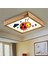 Ahşap Çerçeve Tavan LED Aydınlatma Avize 60*60CM Kids Ugur Böcegi Beyaz 6500K LED Işık Çocuk Odası 1