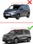 Toyota Proace City Verso 2023 ve Sonrası ile Uyumlu Hook Model Anahtar Kilitli Ara Atkı Tavan Barı Gri 3