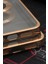 iPhone 11 Uyumlu Altın Sarı Gold Renkli Kenarlı Lazerli Şeffaf Kılıf Lens Korumalı 4
