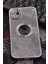 iPhone 11 Uyumlu Mor Renkli Kenarlı Lazerli Şeffaf Kılıf Lens Korumalı 1