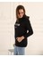 Espoirplus Siyah Renk Baskı Detaylı Unisex Sweatshirt 4