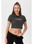 Kadın Çizgili Crop T-Shirt 3
