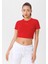 Kadın Slim Fit Crop T-Shirt 5