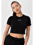 Kadın Slim Fit Crop T-Shirt 2