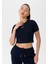 Kadın Slim Fit Crop T-Shirt 4