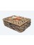 Renkli Deniz Kabuğu ve Kestane Iğnesi Süslü El Yapımı Takı Mücevher Kutusu 18X13 cm - MKT22 3