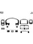 Marscockpitdesign Nissan Pick-Up Skystar Ön Torpido Kaplama Parlak Siyah 13 P. 1999-2006 1