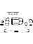 Marscockpitdesign Ford Transit Ön Torpido Kaplama Parlak Siyah 15 Parça 2000-2006 1