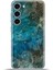 Samsung Galaxy S23 Kılıf Esnek Silikon Kamera Koruma 4K Desenli Özel Tasarım - Mavi Mermer 1