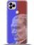 General Mobile Gm 22 / Gm 22S Kılıf Esnek Silikon Kamera Koruma 4K Desenli Özel Tasarım - Bordo Mavi Atatürk 1