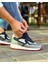 0025 Deri Gri Garnili Erkek Sneaker Ayakkabı 3