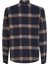 Slim Fit Düğmeli Yaka Mavi Erkek Gömlek MW0MW328520MS 2