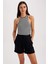Regular Fit Pamuklu Bermuda Şort X6153AZ23HS 3