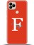 General Mobile Gm 22 Plus Kılıf Silikon Esnek Kamera Koruma Kişiye Özel Isim Harf Zao Kırmızı - F 1