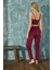 Kadın Crop Fransız Kadife Sabahlıklı Dantel Detaylı Bralet Pijama Takımı 3lü Set 4
