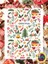 Merry Christmass Sticker Set A4 Boyutunda 1 Sayfa 1