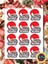 Merry Christmass Sticker Set A4 Boyutunda 1 Sayfa 1