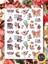 Merry Christmass Sticker Set A4 Boyutunda 1 Sayfa 1