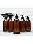 500 ml Amber Cam Sıvı Sabunluk ve Sprey Şişe 5 Adet 1