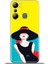 Infinix Hot 20I Kılıf Esnek Silikon Kamera Koruma 4K Desenli Özel Tasarım - Hepburn 1