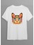 Kedi Baskılı Unisex T-Shirt HC030 1