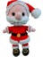 Minyatür Noel Baba Bebek Amigurumi Organik Oyuncak 1