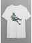 Beyaz Astronot Baskılı Unisex T-Shirt HC010 1