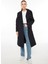 Lacivert Kadın Pardösü F3WL-TRC1 3