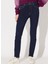 Scarlett High Rise Skinny Fit Dar Kesim Yüksek Bel Lacivert Esnek Jean Kot Pantolon 1