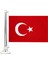 Tekne Katlanır Işıksız Bayrak Direği 33cm Direkli 20x30cm Bayraklı 1