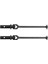 2 Adet Metal Tahrik Mili 130MM 8015 1/8 08421 08427 9020 9116 Rc Araba Yükseltme Parçaları (Yurt Dışından) 2