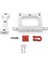 Metal Kiriş + Arka Tampon Çekme Kancası Yükseltme Parçaları Için B14 B24 B16 B36 C14 C24 1/16 Rc Araba Kamyon Aksesuarları (Yurt Dışından) 4