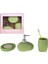 Yeşil Petek Desenli 3 Lü Banyo S Hediye Kutulu, Yeşil 1