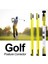 2 Golf Hizalama Çubukları Golf Salıncak 3 Katlı Golf Lansmanı Sarı (Yurt Dışından) 2