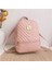 Moda Pu Deri Okul Küçük Ateş Kadınlar Diamond S Casual Rucksack Casual Çanta (Yurt Dışından) 1
