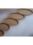 Hobi Adn Dekoratif Oval Tepsi Pano 5 Adet Cnc Kesim Ahşap Mdf Ham El Yapım 2