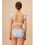 Fırfırlı Desenli Bikini Alt 4