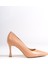 Hakiki Deri MB971-N Kadın İnce 9 cm Topuklu Nude Stiletto & Topuklu Ayakkabı 2