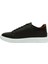 Siyah Beyaz Bağcıklı Jelli Anatomik Comfort Sneakers Ayakkabı 3