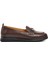 44280 Kahve Deri Kadın Loafer Ayakkabı 1
