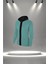 Büyük Beden Kadın Su Yeşili Supra Penye Kumaş Kumaş Fit Kalıp Koşu Seti (4XL-10XL) 2