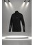 Büyük Beden Kadın Siyah Supra Penye Kumaş Koşu ve Yürüyüş Için Rahat Eşofman Seti (4XL-10XL) 2