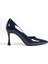 MB972-LCV Kadın Ince 9 cm Topuklu Rugan Lacivert Stiletto & Topuklu Ayakkabı 3