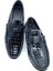 Siyah Deri Erkek Loafer - Rok Ayakkabı 2094 589 430 Rugan Siyah 2